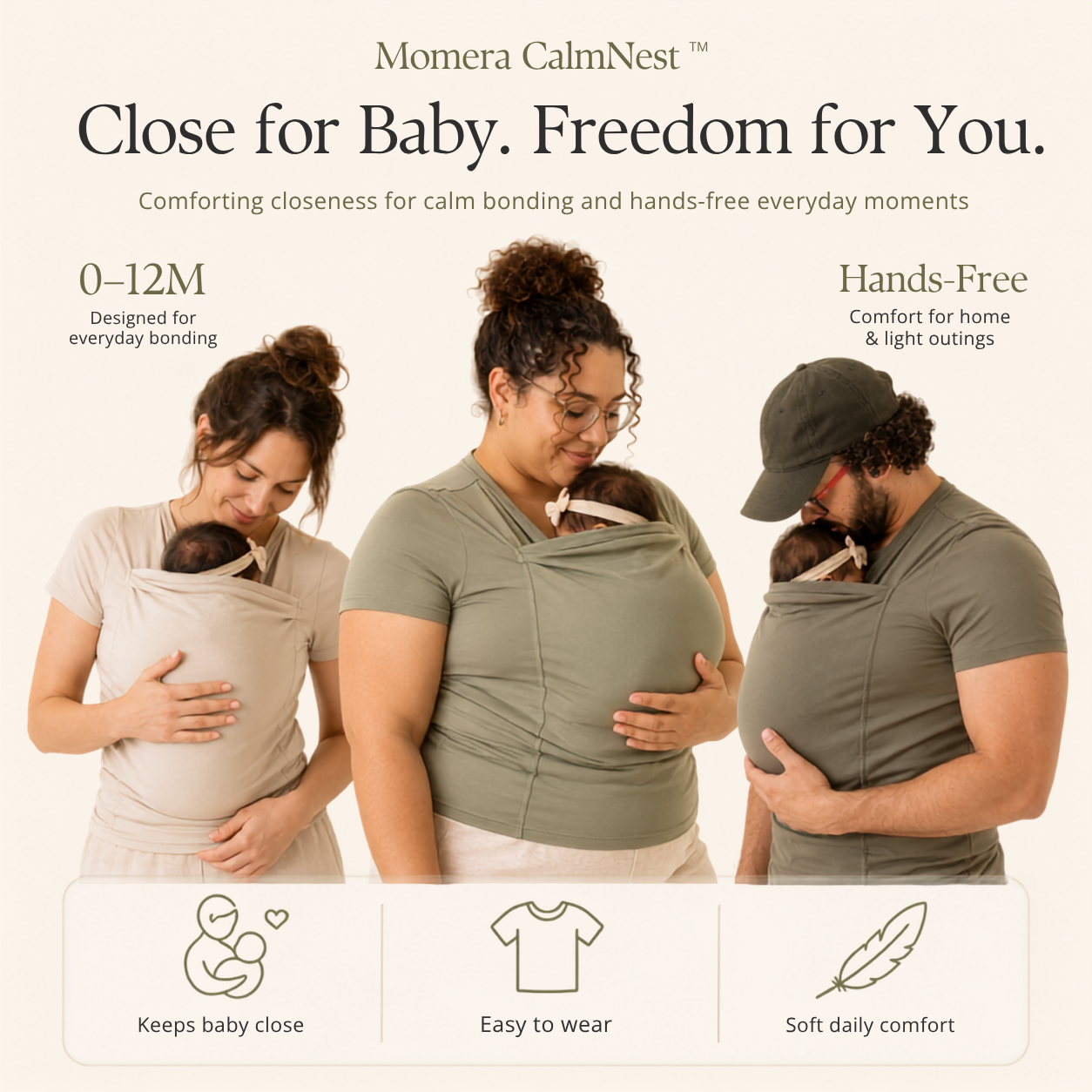 Momera CalmNest™ Baby Carrier Tee